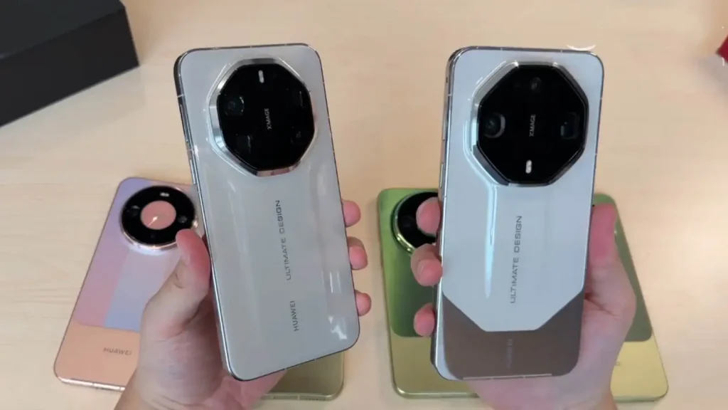 طراحی متفاوت نسخههای Mate 90 RS Ultimate Design در کنار سایر مدلها