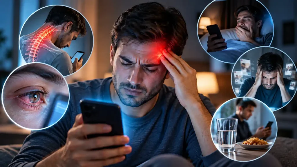گوشی از چه راه‌هایی سردرد ایجاد می‌کند؟
