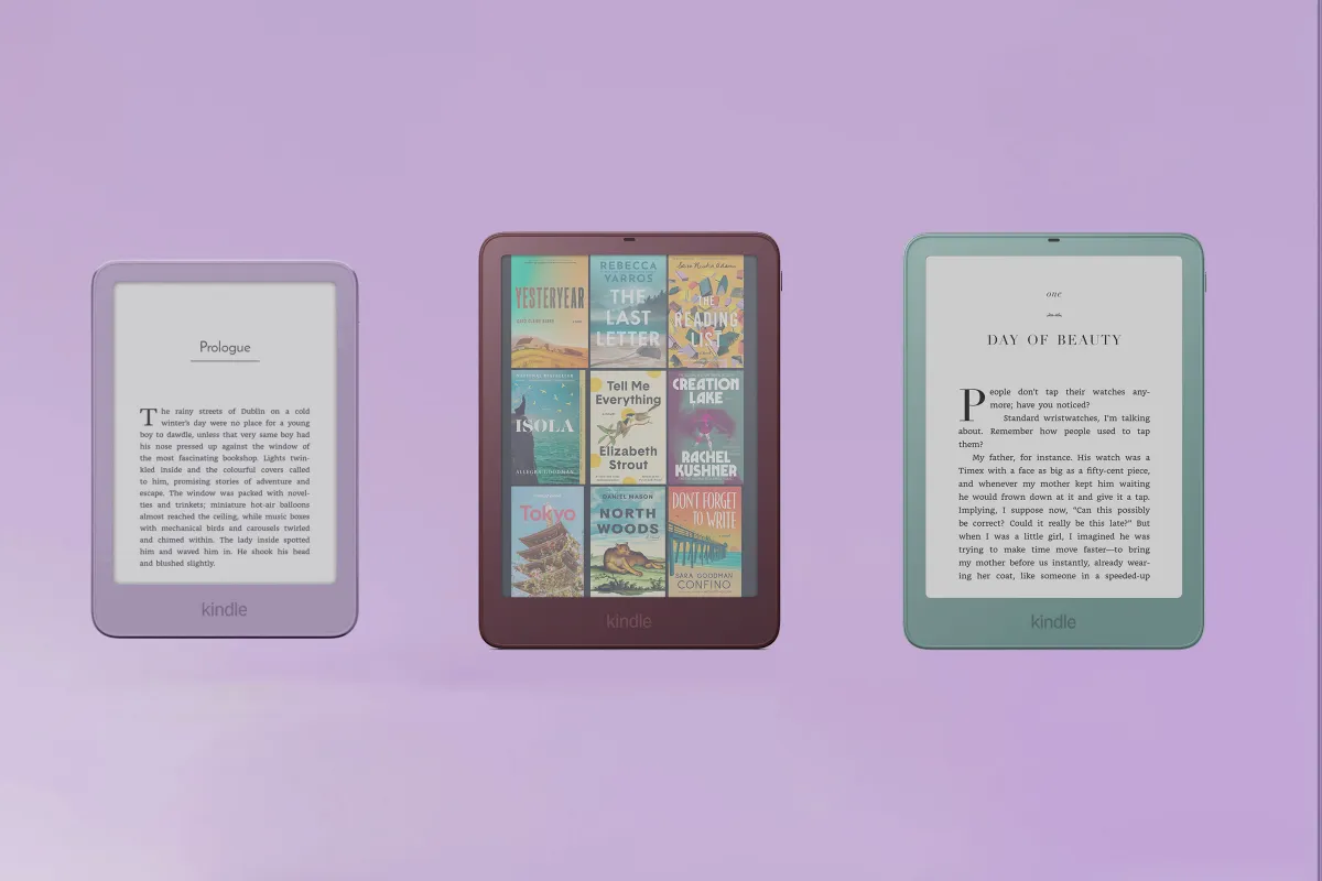 آمازون سه کتابخوان جدید Kindle را با طراحی باریک‌تر و باتری بهتر معرفی کرد
