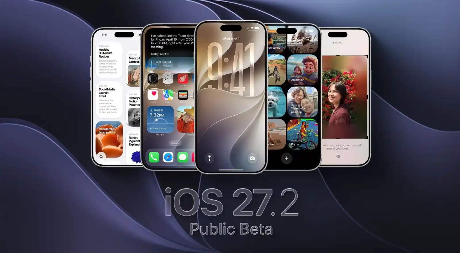دومین آپدیت بتا عمومی iOS 27.2 منتشر شد؛ اپلیکیشن جدید Health به آیفون آمد