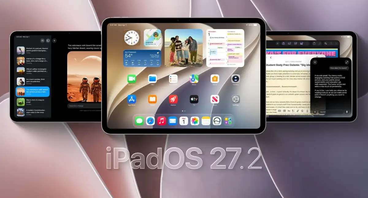 آپدیت iPadOS 27.2 با دو قابلیت کاربردی جدید برای آیپد منتشر می‌شود